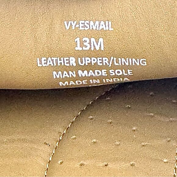 Vince Camuto Black Leather Men’s Driving Moc Pre-Owned EUC Size 14 Medium - Picture 9 of 9